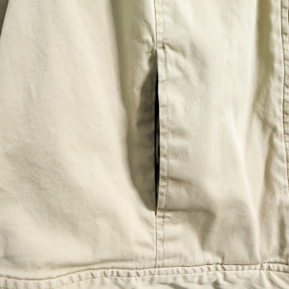 Lane Bryant Tan Twill Utility Jacket Plus Size 22/24 Cropped Zip Front - Picture 4 of 9